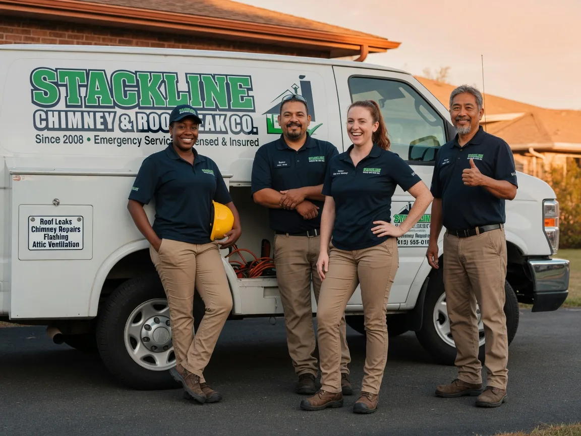 Chimney flashing repair company in Irving, IL